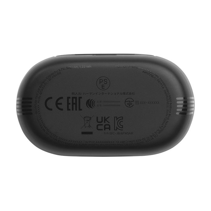 JBL Quantum TWS Air - Black - True wireless gaming earbuds - Bottom image number null